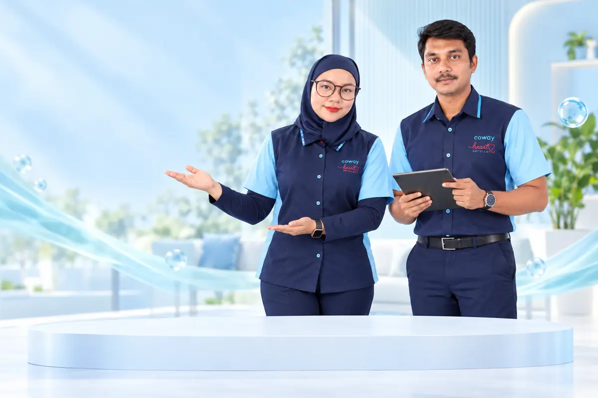 Ahmad and Dayah helping you explore Coway options